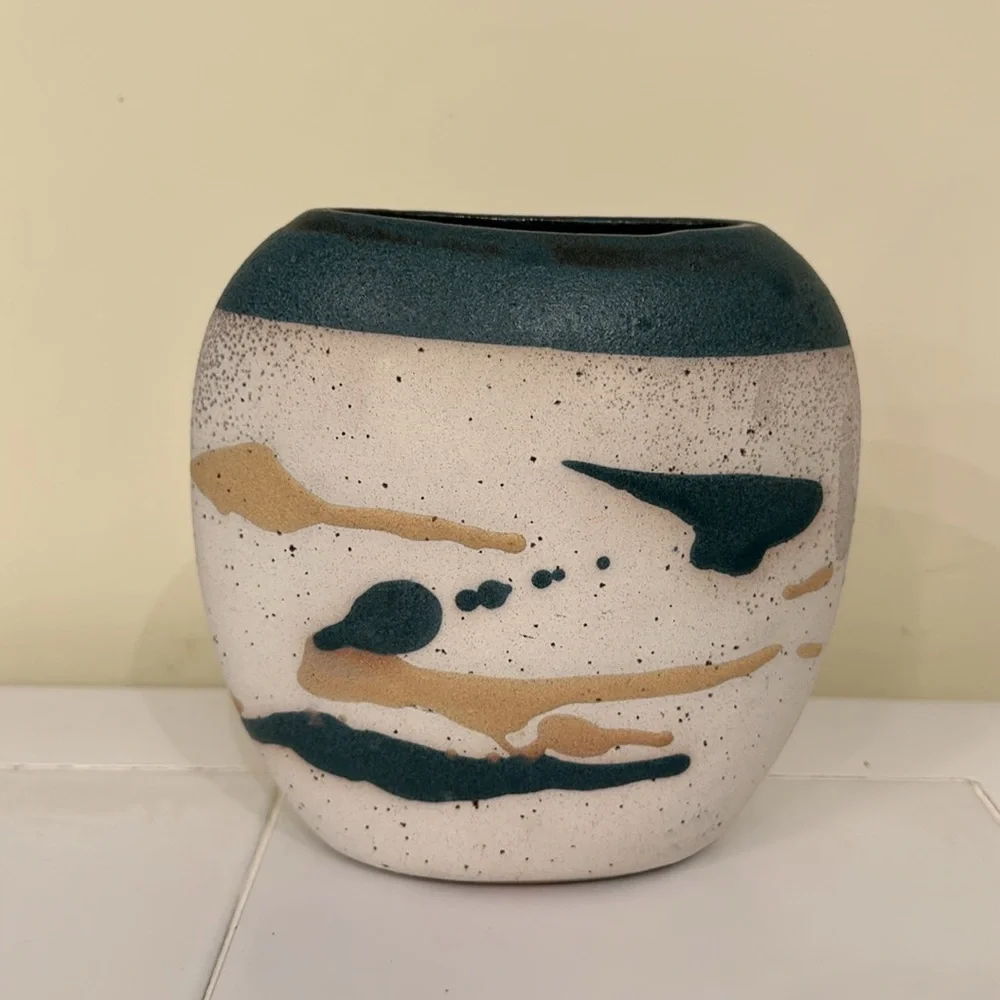 Abstract Art Ceramic Vase